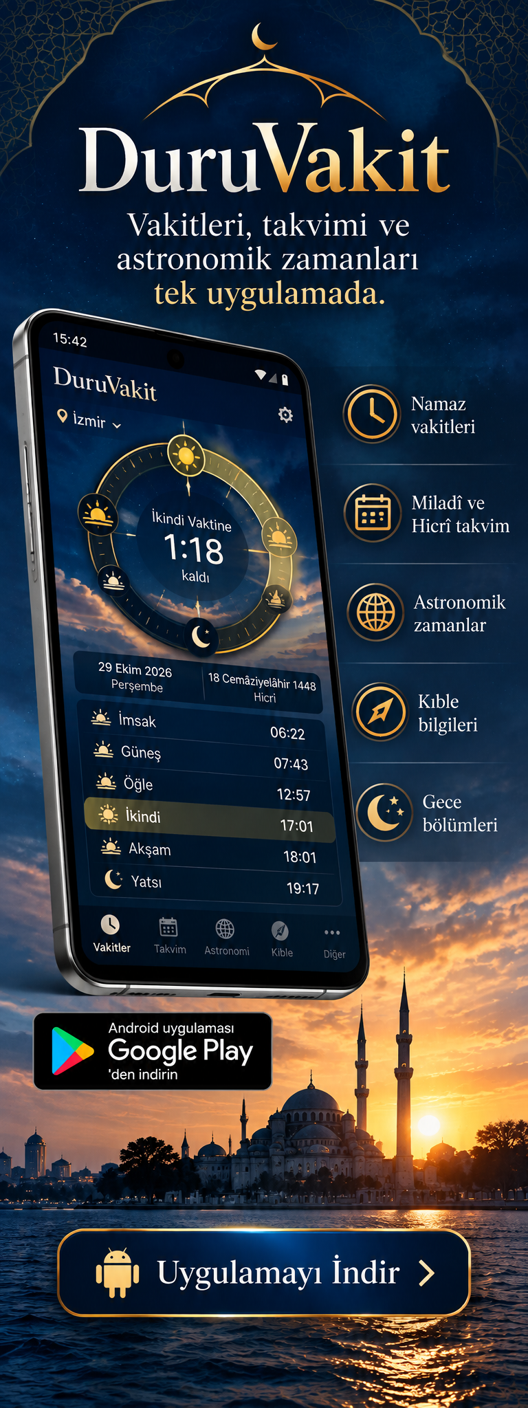 DuruVakit Android Uygulaması